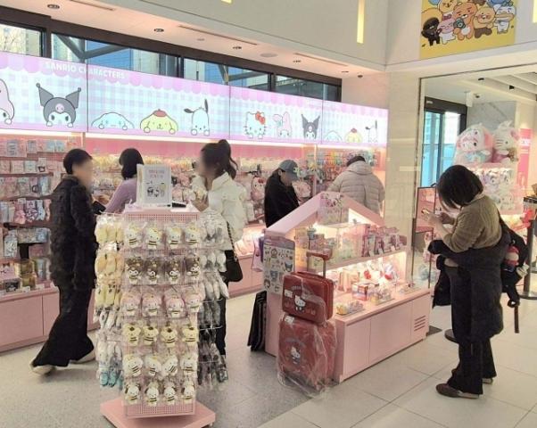 NSP통신-신세계면세점 명동점 11층에 위치한 산리오 존 (사진 = 신세계면세점 제공)