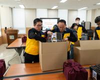 [NSP PHOTO]한국교통안전공단, 설 맞이 식료품·생필품 키트 따스한 나눔