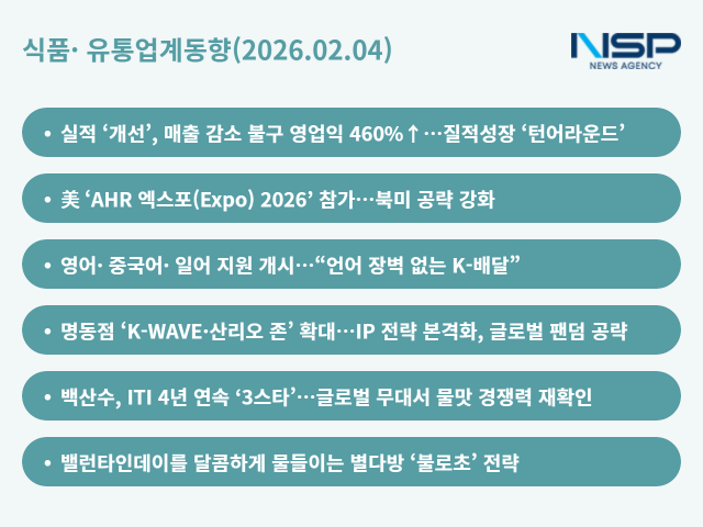 [NSP PHOTO][식품·유통업계동향]롯데하이마트, 실적 턴어라운드와 신세계, 산리오로 IP 확대…스타벅스, 밸런타인데이 불로초 전략