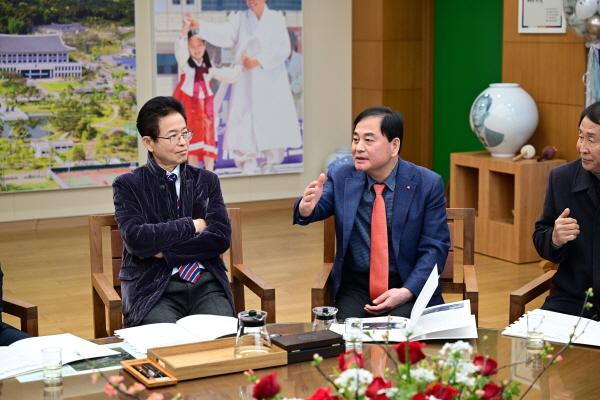 [NSP PHOTO]김천시, 경북도지사 직접 만나 현안 사업 건의