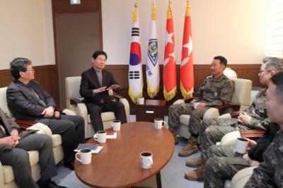 [NSP PHOTO]이상일 용인시장 설 앞두고 군부대소방서 위문 방문