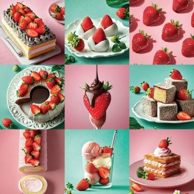 NSP통신-(좌측 상단부터) 애슐리퀸즈 딸기시즌 신메뉴 ▲ 쿠키 앤 스트로베리 케이크 ▲스트로베리 모찌 ▲생딸기 바스켓 ▲스트로베리 초코링 케이크 ▲생딸기와 초코퐁듀 ▲홈메이드 스트로베리 래밍턴 ▲스트로베리 요거트롤 ▲딸기 연유 아이스크림과 생딸기 ▲스트로베리 밀푀유