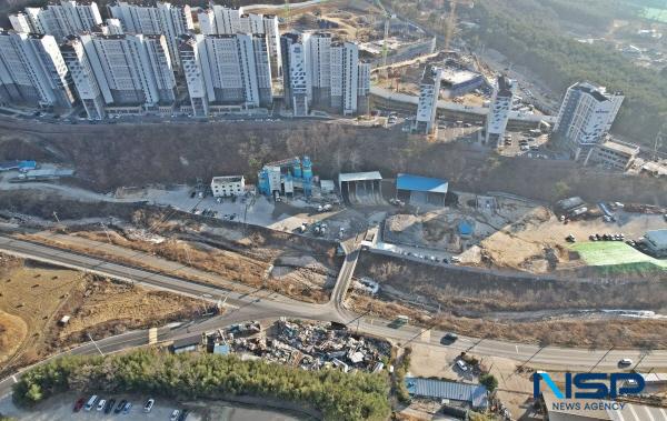 [NSP PHOTO]경주시 외동읍 수십 년 숙원 풀린다...레미콘 공장 철거 내달 착공