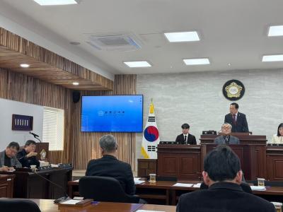 [NSP PHOTO]울릉군의회 제 291회 임시회 제2차 본회의 열려