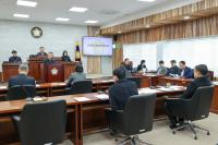 [NSP PHOTO]울릉군 보건의료원, 제291회 임시회 주요업무계획 발표에 박수갈채