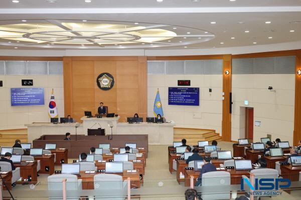 [NSP PHOTO]포항시의회, 제328회 임시회 폐회
