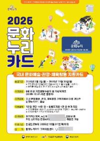 [NSP PHOTO]경기도, 문화누리카드 1인당 최대 16만원 지원…일상 속 문화환경 조성