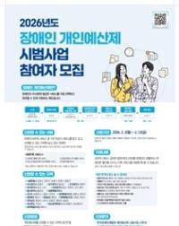 [NSP PHOTO]담양군, 장애인 개인예산제 시범사업 선정