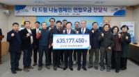 [NSP PHOTO]여수시 읍면동지역사회보장협의체, 연합모금액 6억 3500만 원 여수시에 전달