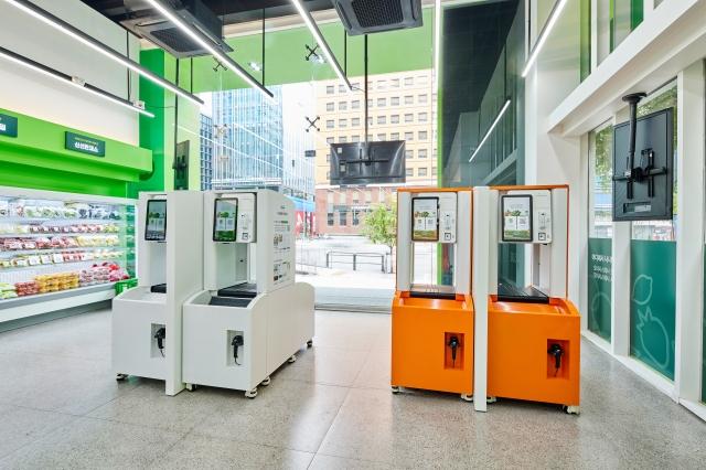 NSP통신-오아시스마켓 강남점에 설치된 루트100의 모습 (사진 = 오아시스마켓 제공)