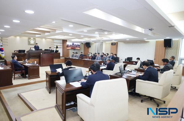 [NSP PHOTO]영양군의회, 제311회 임시회 폐회