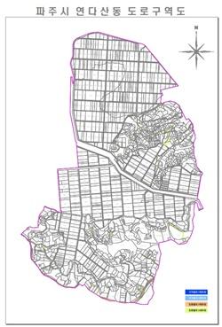 NSP통신-연다산동 도로 구역도 (사진 = 파주시)