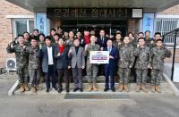 [NSP PHOTO]문경시의회, 설 명절 맞아 군부대·소방서 위문 방문