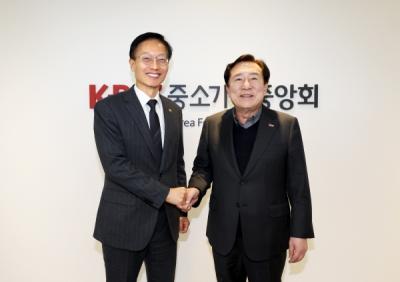 [NSP PHOTO]중기중앙회, 김용선 지식재산처장과 中企 지식재산권 현안 논의