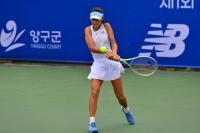 [NSP PHOTO]진안군청 테니스선수단 이현이, ITF 국제무대 복식 준우승