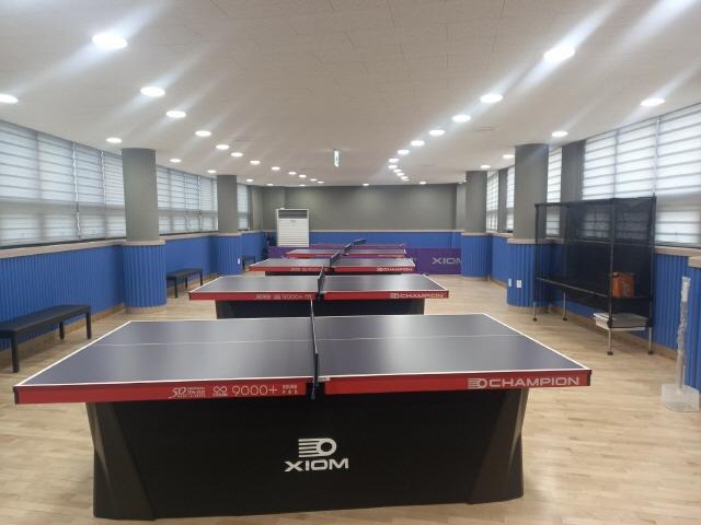 NSP통신-들락날락 탁구장 내부 전경. (사진 = 의왕시)