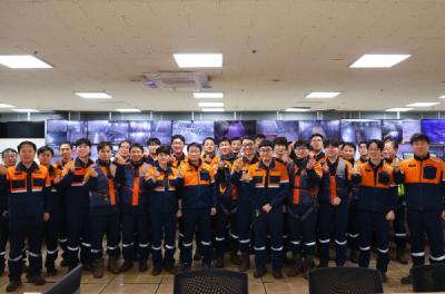 [NSP PHOTO]포스코 박남식 포항제철소장, 설 연휴 앞두고 현장 직원 격려