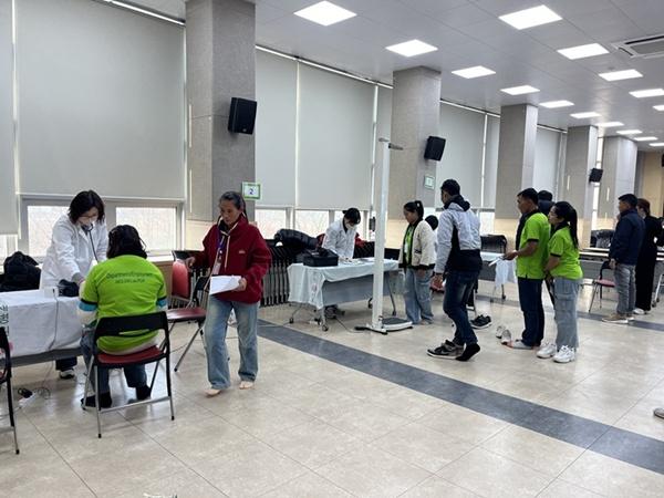 NSP통신-파주시 외국인 계절근로자 1차 입국 (사진 = 파주시)