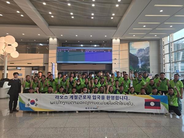 NSP통신-파주시 외국인 계절근로자 1차 입국 (사진 = 파주시)