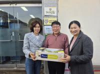 [NSP PHOTO]광양 광영동, 설 맞이 후원물품 기탁업체 감사 방문