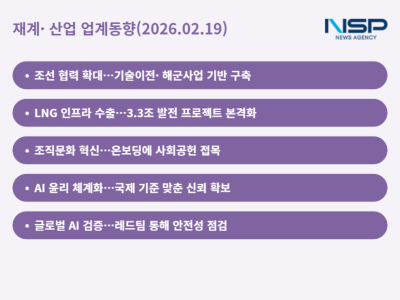 [NSP PHOTO][재계·산업 업계동향]한화오션·SK이노베이션 조선·LNG 확대…AI·조직문화 혁신 병행
