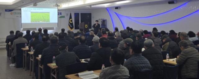 NSP통신-안성시 중부농업기술상담소 고품질 수찬미 재배기술 교육 모습 사진 안성시