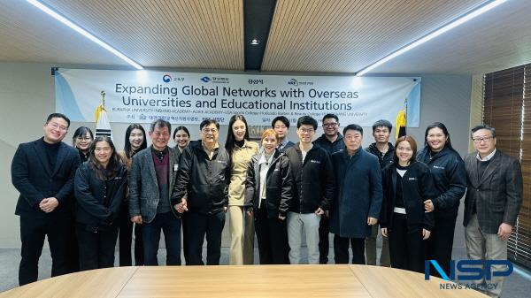 [NSP PHOTO]태국 부라파대학교 일행단, 대경대 한류캠퍼스 대규모 방문