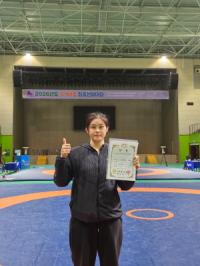 [NSP PHOTO]경상북도체육회 레슬링팀 박현영 선수, 2026년도 국가대표 최종 선발대회 우승