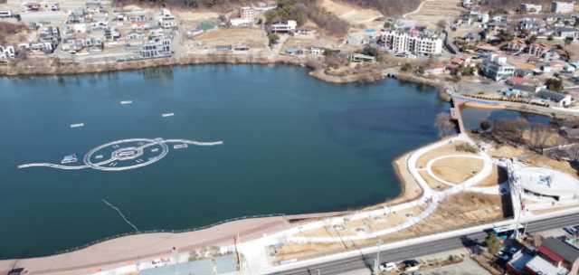 NSP통신-칠곡호수공원 음악분수 조감도 이미지 안성시