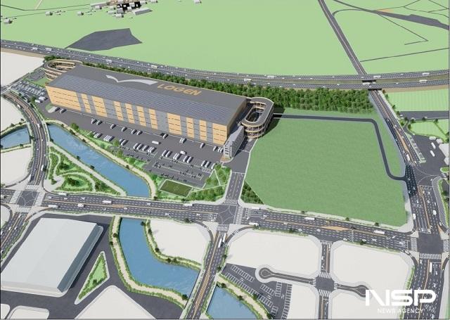 NSP통신-로젠 물류터미널 조감도 사진 완주군