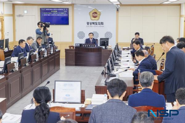 NSP통신-경상북도의회는 지난 23일 경상북도개발공사 사장 후보자의 1년 연임에 대한 인사청문회를 열었다. (사진 = 경상북도의회)