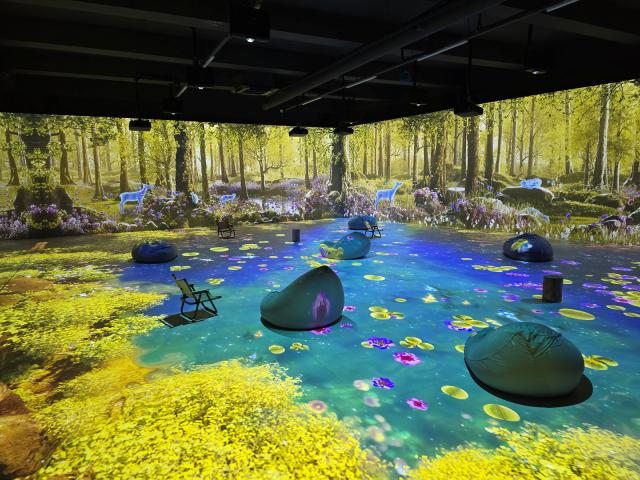 NSP통신-미디어아트 기반 문화시설 온빛포레스트 내부 모습. (사진 = 강릉시)