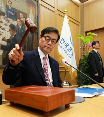 [NSP PHOTO]한국은행, 기준금리 6연속 동결…성장률은 높였다