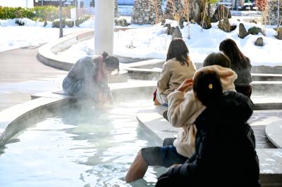 [NSP PHOTO]속초시 척산족욕공원 3월 1일 다시 문 연다