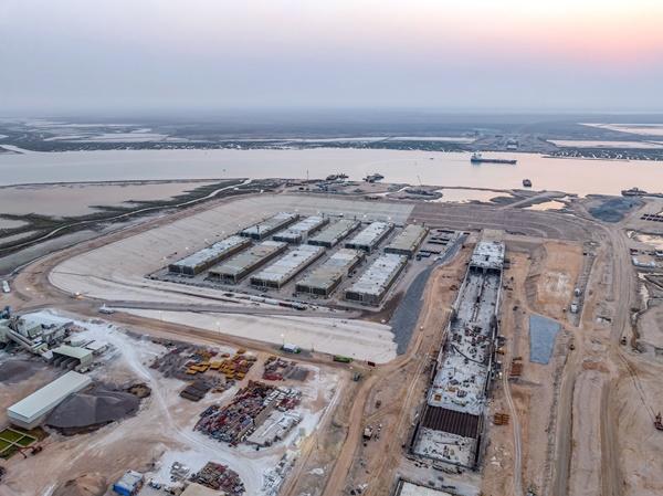 NSP통신-이라크 침매터널 현장 전경 (사진 = 대우건설)