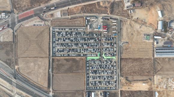 NSP통신-용인반도체클러스터 일반산업단지 근로자들의 차량을 수용하는 독성리 1250일원 거점 주차장. (사진 = 용인특례시)
