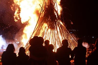 [NSP PHOTO]예천군 정월대보름 달집태우기 행사 성료