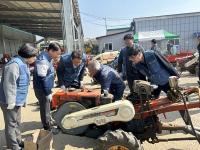 [NSP PHOTO]전남농협 본격 영농철 앞두고  농기계 순회수리 및 안전점검 실시
