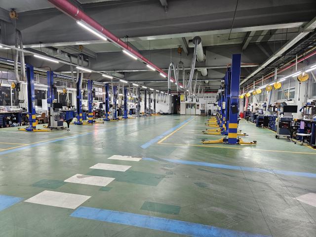 NSP통신-텅비어있는 GM직영서비스센터 (사진 = 금속노조 제공)