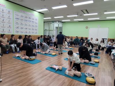 [NSP PHOTO]찾아가는 심폐소생술 4분의 기적안양 동안구보건소 안전한 지역사회 만든다