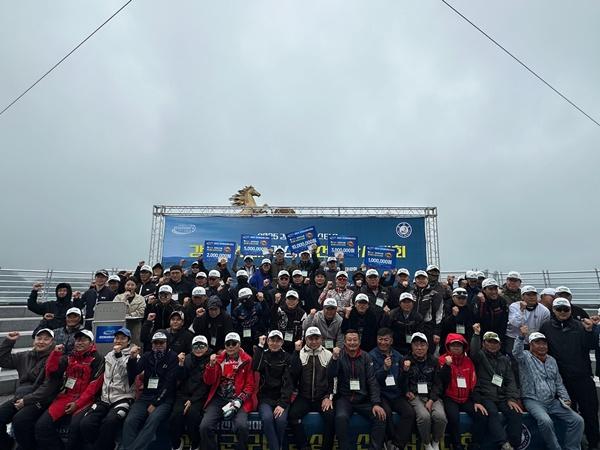 -2025년 개최된 강진피싱마스터스 감성돔 게임 시상식 사진 강진군