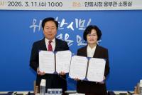 [NSP PHOTO]안동시 안동우체국과 안부살핌 우편서비스 업무협약 체결