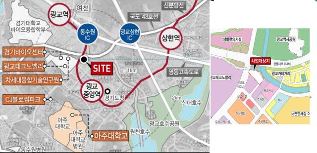 NSP통신-광교신도시 공공지식산업센터 위치도 이미지 GH