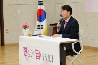 [NSP PHOTO]하은호 군포시장 시민 직접 찾아 이동시장실로 의견 청취