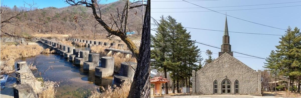 NSP통신-파주 눌노천3 용치파주시 파평면 덕천리 적성면 마지리 사진과 캠프 레드클라우드CRC 예배당의정부시 가능동 사진 사진 경기문화재단