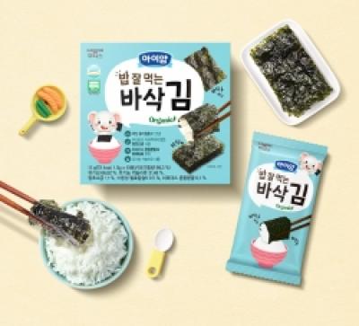 [NSP PHOTO]일동후디스 키즈 식품 아이얌 밥 잘 먹는 바삭김 선보여