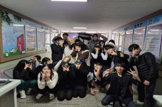 [NSP PHOTO]포항북부경찰서 신학기 학교폭력 예방 폴인컷 포토부스 운영