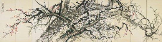 NSP통신-매화 병풍 (사진 = 광양시청)