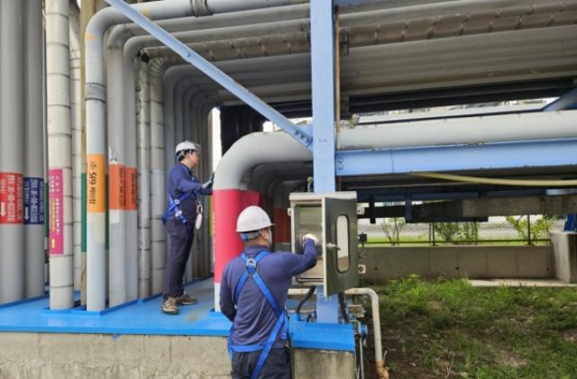 [NSP PHOTO]한국산단공 전남 여수산단 고압가스 배관 이격거리 규제 개선