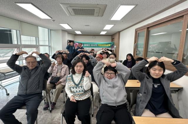 [NSP PHOTO]포항북부경찰서 소외 계층 보호 위한 장애인 범죄예방교육 실시